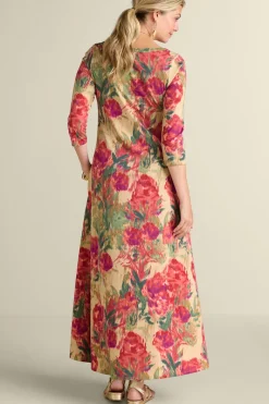 Soft Surroundings Dresses|Santiago 3/4 Sleeve Dress