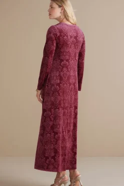 Soft Surroundings Dresses|Santiago Embossed Velvet Dress