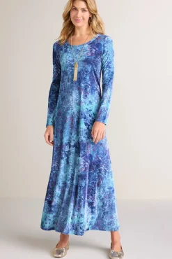 Soft Surroundings Dresses|Santiago Stretch Velvet Dress