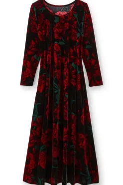 Soft Surroundings Dresses|Santiago Stretch Velvet Dress