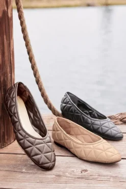 Soft Surroundings Shoes|Schutz Arissa Quilted Ballet Flat