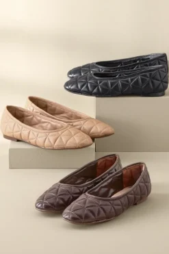 Soft Surroundings Shoes|Schutz Arissa Quilted Ballet Flat