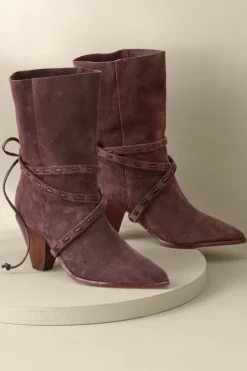 Soft Surroundings Shoes|Schutz Portia Belted Bootie