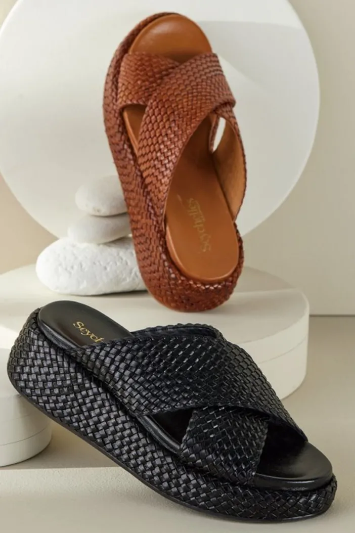Soft Surroundings Shoes|Seychelles Key West Platform Slide