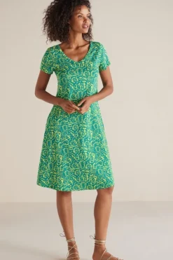 Soft Surroundings Dresses|Short Santiago Gaia Dress