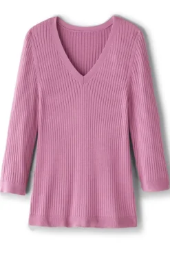 Soft Surroundings Sweaters & Cardigans|Soft Essential Ribbed Linnie Sweater