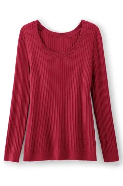 Soft Surroundings Tops|Sweaters & Cardigans|Soft Essential Ribbed Pullover Sweater