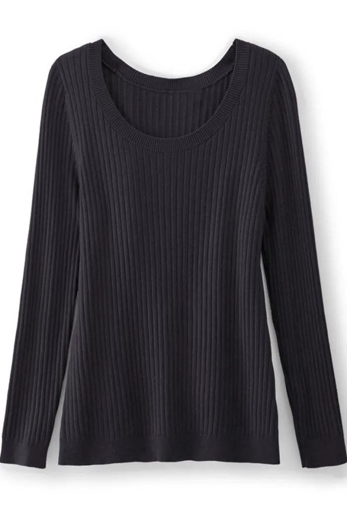 Soft Surroundings Tops|Sweaters & Cardigans|Soft Essential Ribbed Pullover Sweater