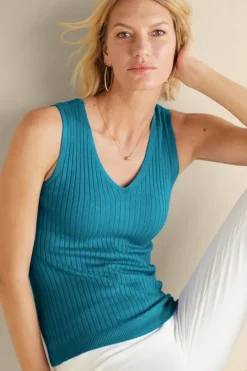 Soft Surroundings Tops|Sweaters & Cardigans|Soft Essential Ribbed Sweater Tank