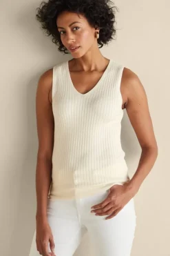 Soft Surroundings Tops|Sweaters & Cardigans|Soft Essential Ribbed Sweater Tank