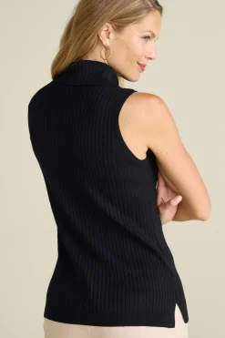 Soft Surroundings Tops|Sweaters & Cardigans|Soft Essential Ribbed Turtleneck Tank