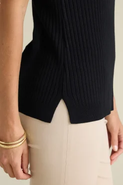 Soft Surroundings Tops|Sweaters & Cardigans|Soft Essential Ribbed Turtleneck Tank