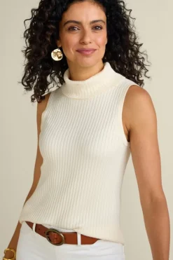 Soft Surroundings Tops|Sweaters & Cardigans|Soft Essential Ribbed Turtleneck Tank