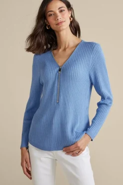 Soft Surroundings Tops|Sweaters & Cardigans|Soft Essential Ribbed Valentina Sweater