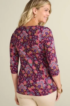 Soft Surroundings Tops|Soft Essential Supima 3/4 Sleeve Tee