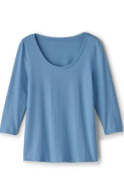 Soft Surroundings Tops|Soft Essential Supima 3/4 Sleeve Tee I