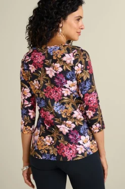 Soft Surroundings Tops|Soft Essential Supima 3/4 Sleeve Tee I