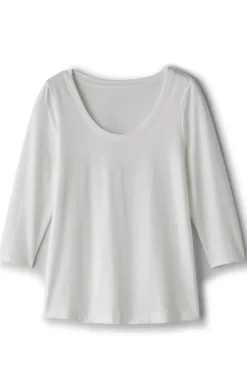 Soft Surroundings Tops|Soft Essential Supima 3/4 Sleeve Tee I