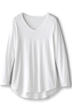 Soft Surroundings Tops|Soft Essential Supima Isabel Long Sleeve Tunic