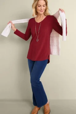 Soft Surroundings Tops|Soft Essential Supima Isabel Long Sleeve Tunic