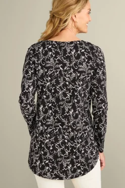 Soft Surroundings Tops|Soft Essential Supima Isabel Long Sleeve Tunic