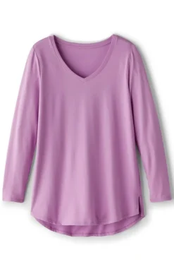 Soft Surroundings Tops|Soft Essential Supima Isabel Long Sleeve Tunic