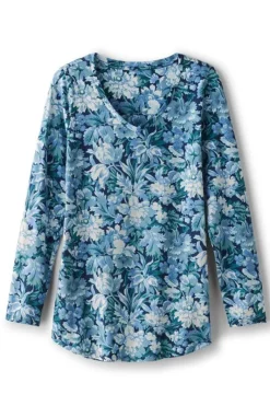 Soft Surroundings Tops|Soft Essential Supima Isabel Long Sleeve Tunic