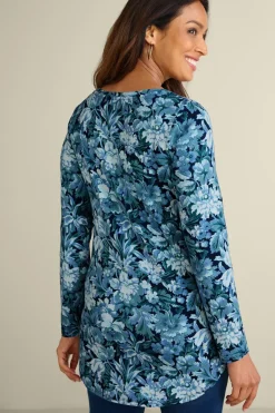 Soft Surroundings Tops|Soft Essential Supima Isabel Long Sleeve Tunic