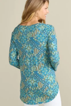 Soft Surroundings Tops|Soft Essential Supima Isabel Long Sleeve Tunic