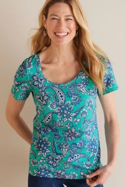 Soft Surroundings Tops|Soft Essential Supima Short Sleeve Tee