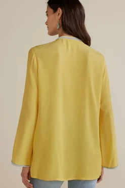 Soft Surroundings Tops|Soraya Embellished Tunic Sunstruck