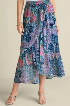 Soft Surroundings Skirts|Sumarti Midi Skirt SafiTapestry