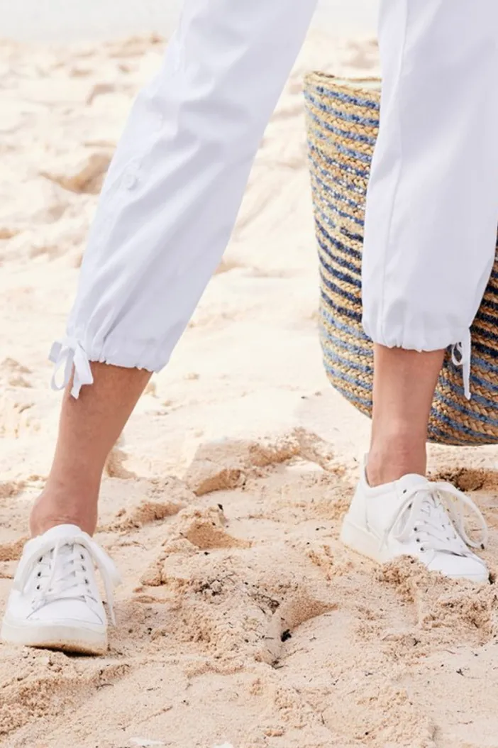 Soft Surroundings Shoes|Superga Leather Sneaker OpticalWhiteFavorio