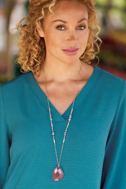 Soft Surroundings Jewelry|Necklaces|Suri Pendant Necklace GoldMulti