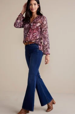 Soft Surroundings Tops|Tasha Top MultiTapestry