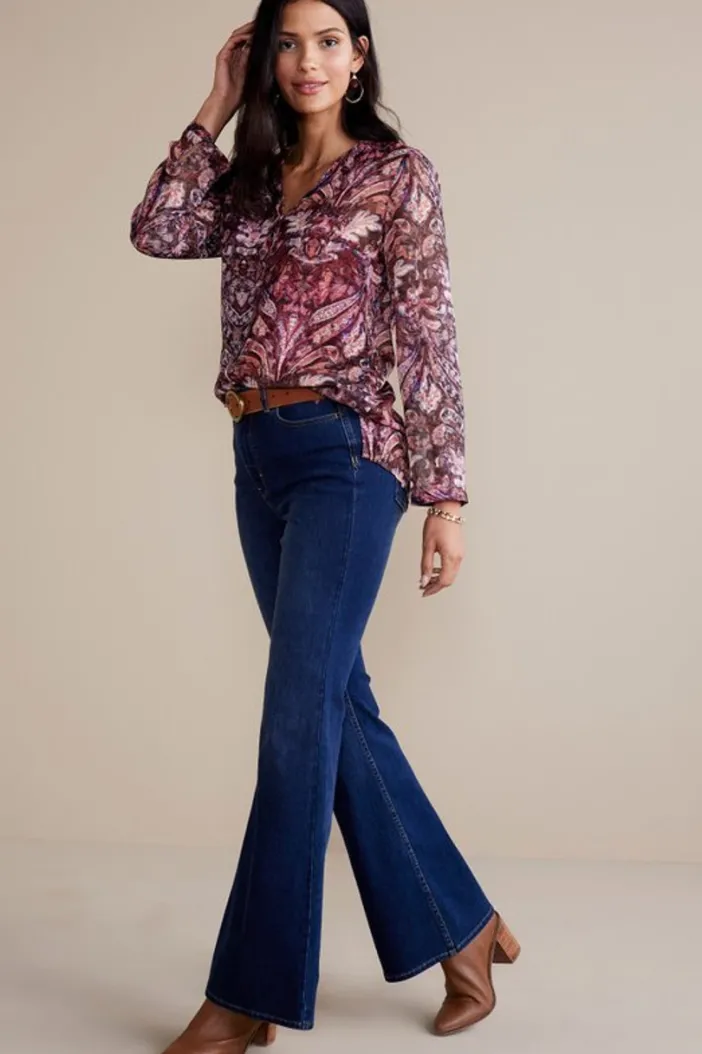 Soft Surroundings Tops|Tasha Top MultiTapestry