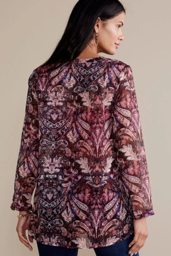 Soft Surroundings Tops|Tasha Top MultiTapestry