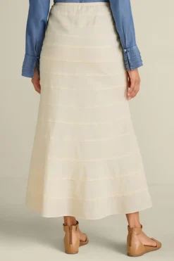 Soft Surroundings Skirts|Terah Maxi Skirt AntiqueWhite