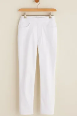 Soft Surroundings Jeans|The Ultimate Denim Pull-On Crop White
