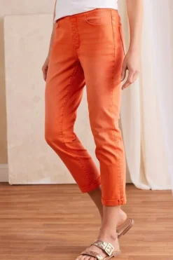 Soft Surroundings Jeans|The Ultimate Denim Pull-On Crop White