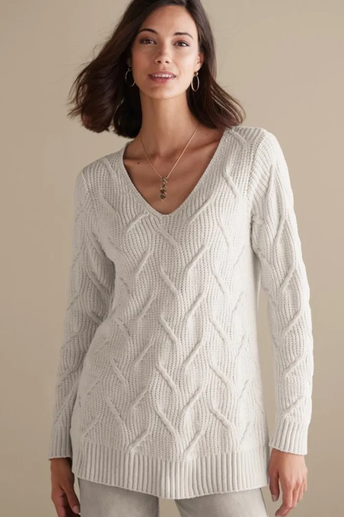 Soft Surroundings Tops|Sweaters & Cardigans|Trina Chenille Sweater