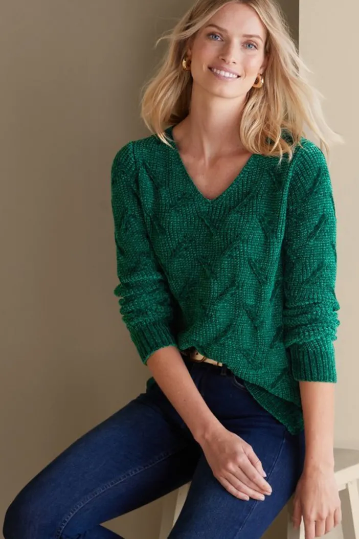 Soft Surroundings Tops|Sweaters & Cardigans|Trina Chenille Sweater