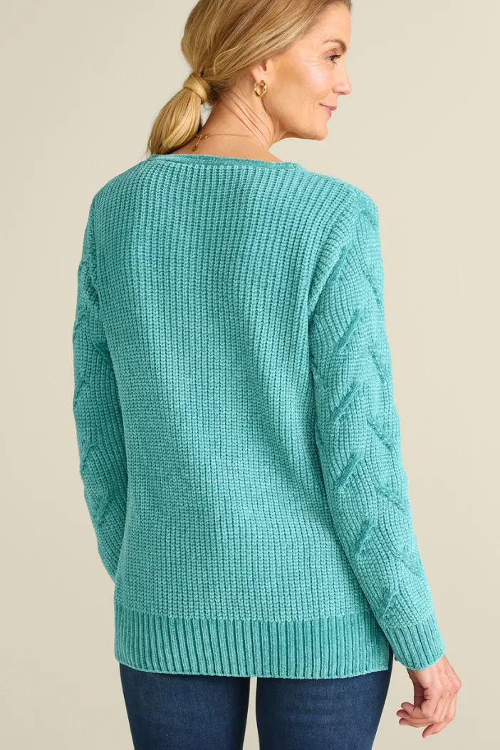 Soft Surroundings Tops|Sweaters & Cardigans|Trina Chenille Sweater