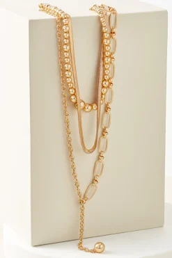 Soft Surroundings Jewelry|Necklaces|Triveni Necklace Set Gold
