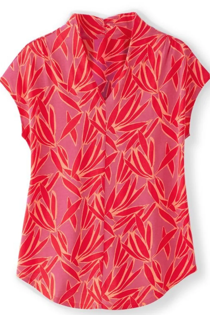 Soft Surroundings Tops|Twilight Luau Printed Tunic