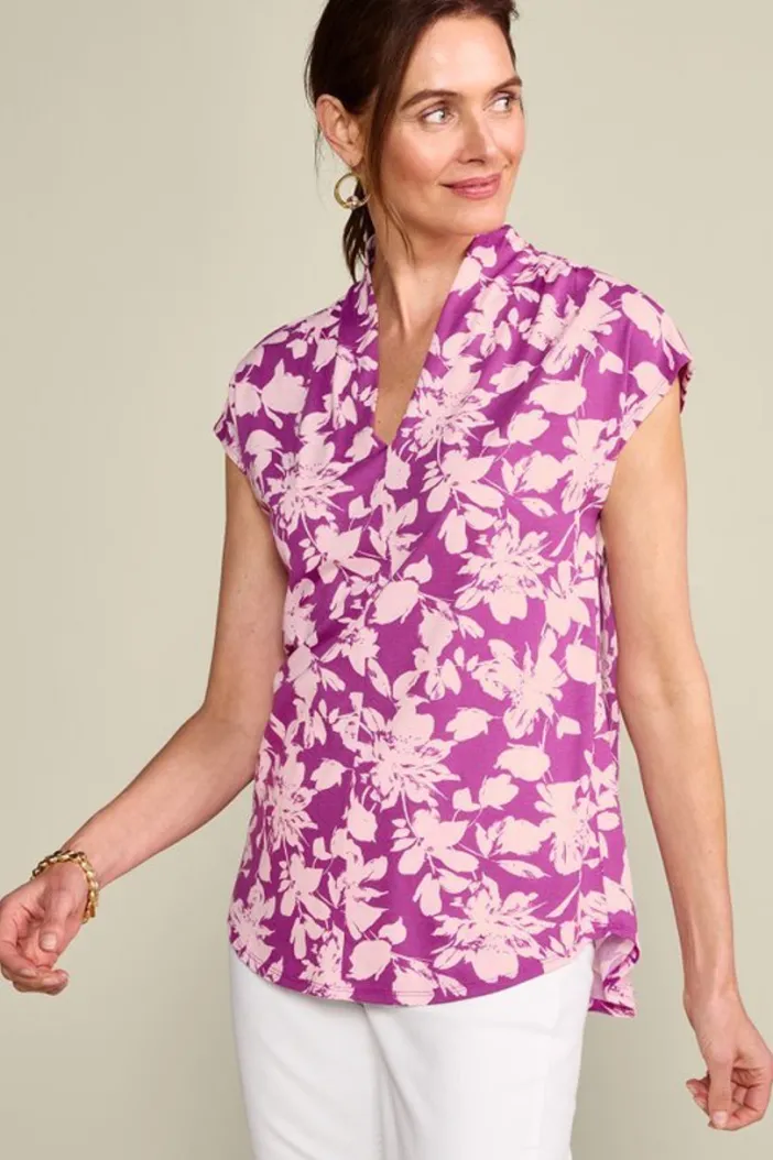 Soft Surroundings Tops|Twilight Luau Printed Tunic