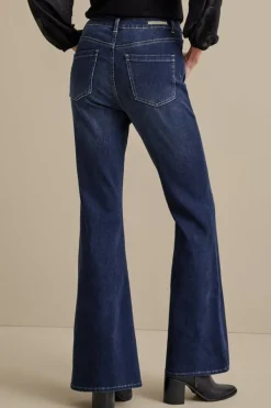 Soft Surroundings Jeans|Ultimate Denim Flare Jeans TidalBlueWash