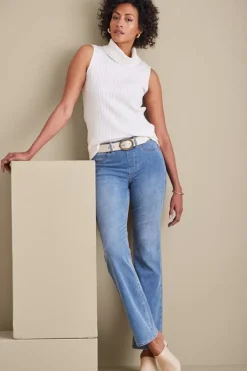 Soft Surroundings Jeans|Ultimate Denim Pull-On Bootcut Jeans