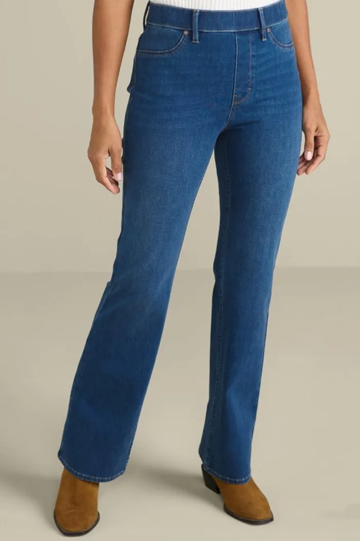Soft Surroundings Jeans|Ultimate Denim Pull-On Bootcut Jeans