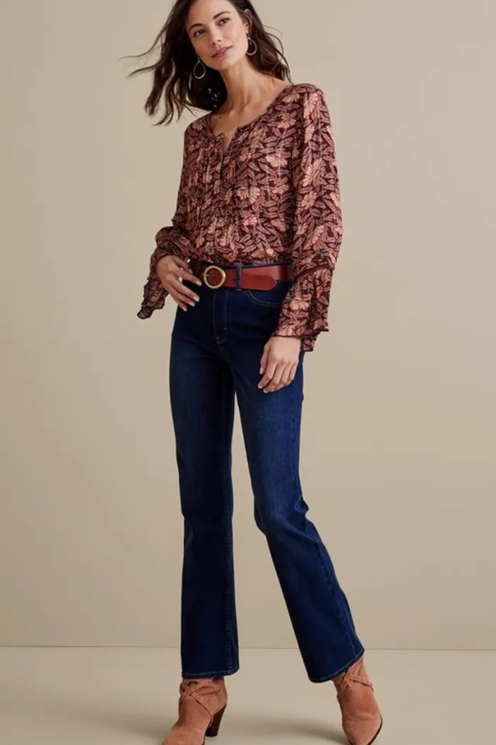 Soft Surroundings Jeans|Ultimate Denim Pull-On Bootcut Jeans